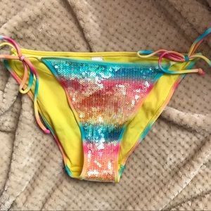VS PINK RAINBOW SWIM BOTTOMS